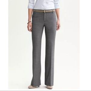 Banana Republic Martin Fit Gray W/Pin Stripe Trouser Size 4
